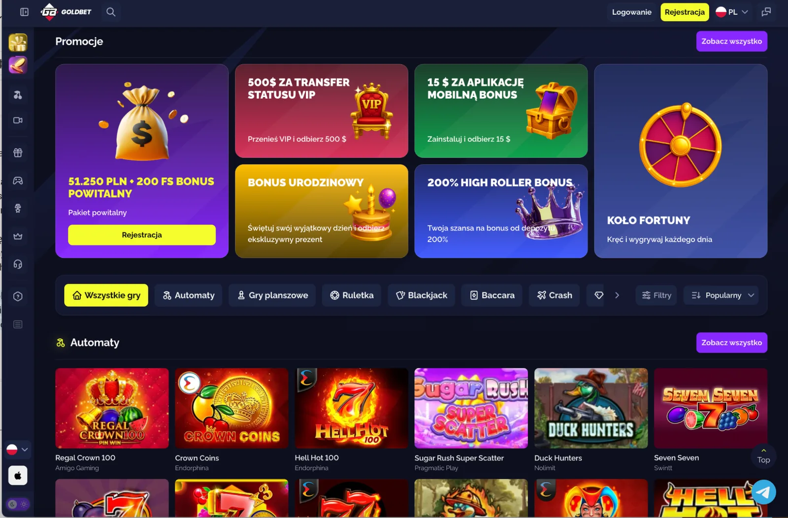 Goldbet Casino opinie 2026 najważniejsze informacje dla Polski