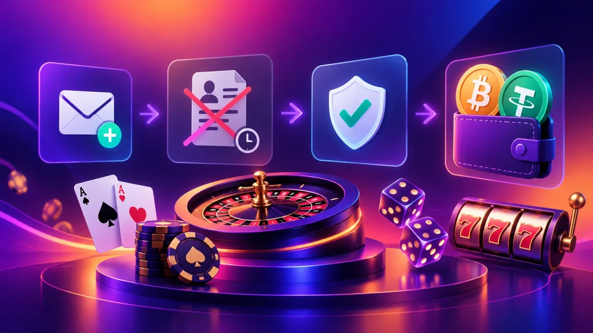 No-KYC Casinos in 2026 – 7 Sites With Less Upfront Verification